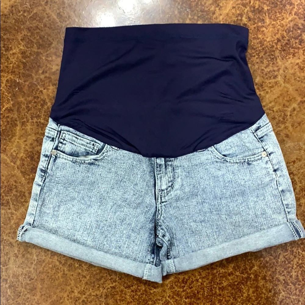 Pink Blush Maternity full panel maternity shorts